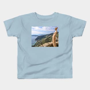 Eze Village, France Kids T-Shirt